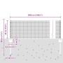 Cerca de Alambre Soldado con 22 Poste U Gris 0.4x50 m Acero de , Postes de cerca - Ref: Foro24-3336616, Precio: 102,56 €, Des...