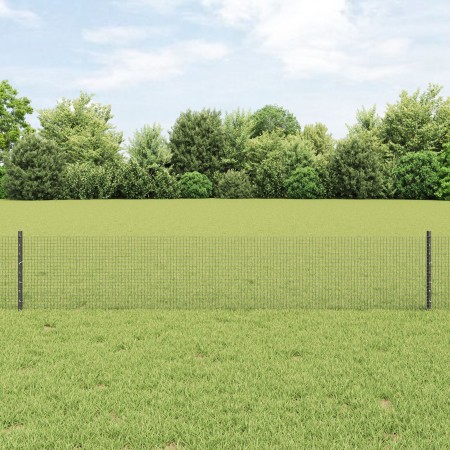 Cerca de Alambre Soldado con 22 Postes U Gris 0.4x50 m de Acero de , Postes de cerca - Ref: Foro24-3336617, Precio: 101,28 €,...