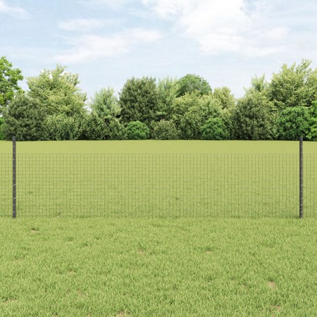 Cerca de Alambre Soldado con 22 Postes U Gris 0.5x50 m Acero de , Postes de cerca - Ref: Foro24-3336623, Precio: 120,83 €, De...