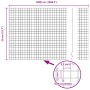 Cerca de Alambre Soldado con 22 Postes U Gris 0.5x50 m Acero de , Postes de cerca - Ref: Foro24-3336623, Precio: 120,83 €, De...