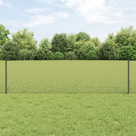 Cerca de Alambre Soldado con 22 Postes U Gris 0.6x50 m de Acero de , Postes de cerca - Ref: Foro24-3336625, Precio: 132,10 €,...