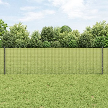Cerca de Alambre Soldado con 22 Postes U Gris 0.6x50 m de Acero de , Postes de cerca - Ref: Foro24-3336625, Precio: 132,10 €,...