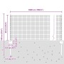 Cerca de Alambre Soldado con 22 Postes en Gris 0.6x50 m de Acero de , Postes de cerca - Ref: Foro24-3336626, Precio: 132,20 €...