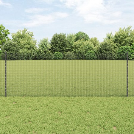 Cerca de Alambre Soldado con 22 postes U Gris 0,8x50 m Acero de , Postes de cerca - Ref: Foro24-3336628, Precio: 158,28 €, De...