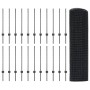 Cerca de Alambre Soldado con 22 postes U Gris 0,8x50 m Acero de , Postes de cerca - Ref: Foro24-3336628, Precio: 158,28 €, De...