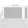 Cerca de Alambre Soldado con 22 postes U Gris 0,8x50 m Acero de , Postes de cerca - Ref: Foro24-3336628, Precio: 158,28 €, De...