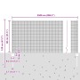 Cerca de Alambre Soldado con 22 Postes U Gris 0.8x50 m Acero de , Postes de cerca - Ref: Foro24-3336629, Precio: 156,43 €, De...