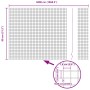 Cerca de Alambre Soldado con 22 Postes U Gris 0.8x50 m Acero de , Postes de cerca - Ref: Foro24-3336629, Precio: 156,43 €, De...