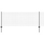 Cerca de alambre soldado con 22 postes en U Gris 0.8x50 m de acero de , Postes de cerca - Ref: Foro24-3336630, Precio: 155,15...