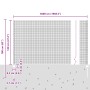 Cerca de Alambre Soldado con 44 Postes en U Gris 1.2x50 m Acero de , Postes de cerca - Ref: Foro24-3336637, Precio: 215,20 €,...