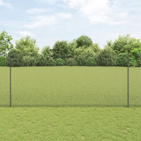 Valla de Alambre Soldado con 44 Postes en Gris 1.4x50 m Acero de , Postes de cerca - Ref: Foro24-3336640, Precio: 247,63 €, D...