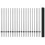 Valla de Alambre Soldado con 44 Postes en Gris 1.4x50 m Acero de , Postes de cerca - Ref: Foro24-3336640, Precio: 247,63 €, D...