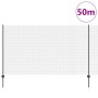 Valla de Alambre Soldado con 44 Postes en Gris 1.4x50 m Acero de , Postes de cerca - Ref: Foro24-3336640, Precio: 247,63 €, D...