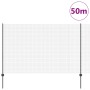 Cerca de Alambre Soldado con 44 Poste U Gris 1.5x50 m Acero de , Postes de cerca - Ref: Foro24-3336645, Precio: 265,20 €, Des...