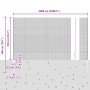 Cerca de Alambre Soldado con 44 Poste U Gris 1.5x50 m Acero de , Postes de cerca - Ref: Foro24-3336645, Precio: 265,20 €, Des...