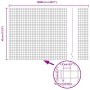Conjunto de Cercas de Jardín de Conjunto de 12 Duradero de , Postes de cerca - Ref: Foro24-3336648, Precio: 187,74 €, Descuen...