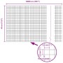 Cerca de Alambre Soldado con 44 Postes U Gris 0.4x100 m de Acero de , Postes de cerca - Ref: Foro24-3336649, Precio: 185,55 €...