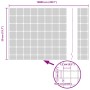 Valla de Alambre Soldado con 44 Postes en U Gris 0.5x100 m Acero de , Postes de cerca - Ref: Foro24-3336650, Precio: 234,57 €...
