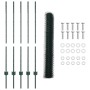 Postes de Valla 5 pcs U-Channel Verde 120 cm Acero, Valla Hexagonal Verde 1.2x10 m Acero de , Postes de cerca - Ref: Foro24-3...