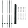Postes de Cerca 5 pcs U-Channel Verde 140 cm Acero, Cerca Hexagonal Verde 1.4x10 m Acero de , Postes de cerca - Ref: Foro24-3...