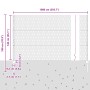 Postes de Cerca 5 pcs U-Channel Verde 140 cm Acero, Cerca Hexagonal Verde 1.4x10 m Acero de , Postes de cerca - Ref: Foro24-3...