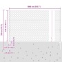 Postes de Cerca 5 pcs U-Channel Verde 140 cm de Acero, Cerca Hexagonal Verde 1.4x10 m de de , Postes de cerca - Ref: Foro24-3...