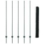 Postes de Cerca 5 pcs U-Channel Verde 150 cm Acero, Cerca Hexagonal Verde 1.5x10 m Acero de , Postes de cerca - Ref: Foro24-3...
