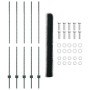 Postes de Cerca 5 pcs U-Channel Verde 150 cm Acero, Cerca Hexagonal Verde 1.5x10 m Acero de , Postes de cerca - Ref: Foro24-3...