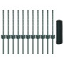Publicaciones de Cerca 11 pcs U-Channel Verde 40 cm Acero, Cerca Hexagonal Verde 0.4x25 m Acero de , Postes de cerca - Ref: F...