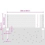 Publicaciones de Cerca 11 pcs U-Channel Verde 40 cm Acero, Cerca Hexagonal Verde 0.4x25 m Acero de , Postes de cerca - Ref: F...