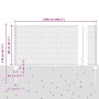 Postes de Cerca 11 pcs Canal U Verde 80 cm Acero, Cerca Hexagonal Verde 0,8x25 m Acero de , Postes de cerca - Ref: Foro24-333...