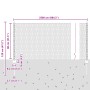 Postes de Cerca 11 pcs Canal U Verde 80 cm Acero, Cerca Hexagonal Verde 0,8x25 m Acero de , Postes de cerca - Ref: Foro24-333...
