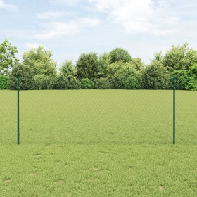 Conjunto de Cerca de Jardín Conjunto de 2 Verde Acero Estándar de , Postes de cerca - Ref: Foro24-3336717, Precio: 81,45 €, D...