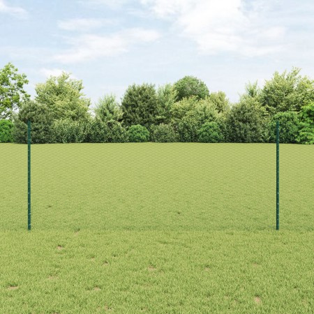 Conjunto de Cerca de Jardín Conjunto de 2 Verde Acero Estándar de , Postes de cerca - Ref: Foro24-3336717, Precio: 81,45 €, D...