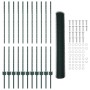 Juego de Cerca de Jardín de Metal Set de 2 Verde Metal de , Postes de cerca - Ref: Foro24-3336721, Precio: 87,69 €, Descuento: %