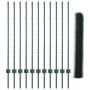 Juego de Cercas Set de 2 Verde Metal Grande Duradero de , Postes de cerca - Ref: Foro24-3336722, Precio: 88,04 €, Descuento: %