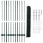 Juego de Cercas Set de 2 Verde Metal Grande Duradero de , Postes de cerca - Ref: Foro24-3336722, Precio: 88,04 €, Descuento: %