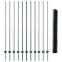 Juego de Cercas de Jardín Set de 2 Verde Metal, Plástico de , Postes de cerca - Ref: Foro24-3336730, Precio: 108,36 €, Descue...