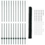 Set de Cerca de Jardín Set de 2 Verde Metal 25 x 1.5 m de , Postes de cerca - Ref: Foro24-3336731, Precio: 106,52 €, Descuent...