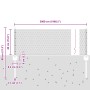 Postes de Valla 11 pcs U-Channel Verde 40 cm Acero, Valla Hexagonal Verde 0.4x50 m Acero de , Postes de cerca - Ref: Foro24-3...