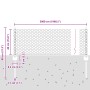 Postes de Cerca 11 pcs U-Channel Verde 40 cm Acero, Cerca Hexagonal Verde 0.4x50 m Acero de , Postes de cerca - Ref: Foro24-3...