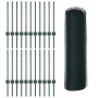 Postes para Cercas 11 pcs U-Channel Verde 60 cm Acero, Cerca Hexagonal Verde 0.5x50 m Acero de , Postes de cerca - Ref: Foro2...