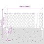 Postes de Cerca 11 pcs U-Channel Verde 60 cm Acero, Cerca Hexagonal Verde 0.5x50 m Acero de , Postes de cerca - Ref: Foro24-3...