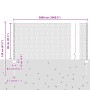 Postes de Valla 11 pcs U-Channel Verde 80 cm Acero, Valla Hexagonal Verde 0.8x50 m Acero de , Postes de cerca - Ref: Foro24-3...