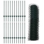 Postes para Cercas 11 pcs U-Channel Verde 80 cm Acero, Cerca Hexagonal Verde 0,8x50 m Acero de , Postes de cerca - Ref: Foro2...