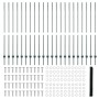 Postes de Cerca 11 pcs U-Channel Verde 150 cm Acero, Cerca Hexagonal Verde 1.5 x 50 m Acero de , Postes de cerca - Ref: Foro2...