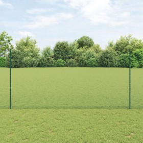 Postes de Cerca 11 pcs U-Channel Verde 160 cm Acero, Cerca Hexagonal Verde 1.6x50 m Acero de , Postes de cerca - Ref: Foro24-...
