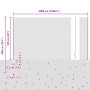 Postes de Cerca 11 pcs U-Channel Verde 160 cm Acero, Cerca Hexagonal Verde 1.6x50 m Acero de , Postes de cerca - Ref: Foro24-...