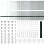 Postes de Valla 11 pcs U-Channel Verde 100 cm Acero, Valla Hexagonal Verde 1x100 m Acero de , Postes de cerca - Ref: Foro24-3...