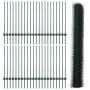 Postes para Cerca 11 pcs U-Channel Verde 100 cm Acero, Cerca Hexagonal Verde 1 x 100 m Acero de , Postes de cerca - Ref: Foro...